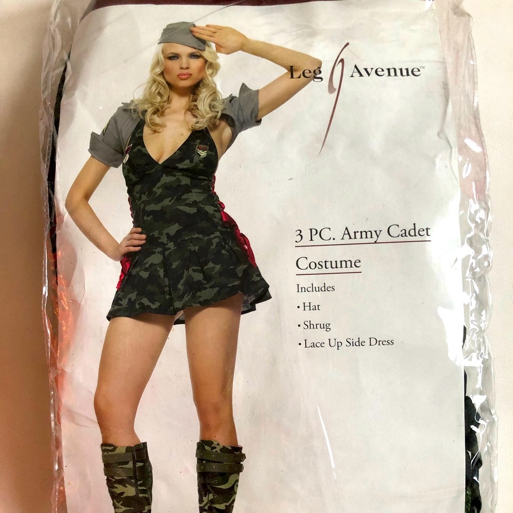 Army Cadet Costume Halloween Leg Avenue